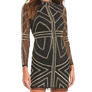 Gianni bini sequin mini dress sz 6 bodycon New Year's Eve dress